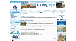 Desktop Screenshot of pensiuni.baia-mare-online.ro